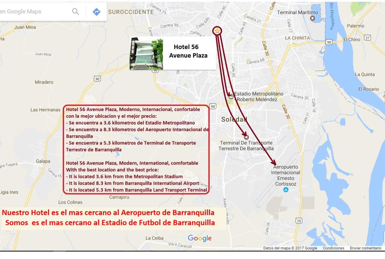 Hotel 56 Avenue Plaza Баранкила Екстериор снимка